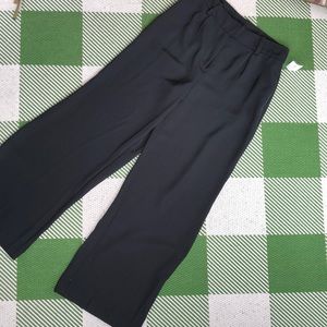 Prologue black polyester pleated front dress pant